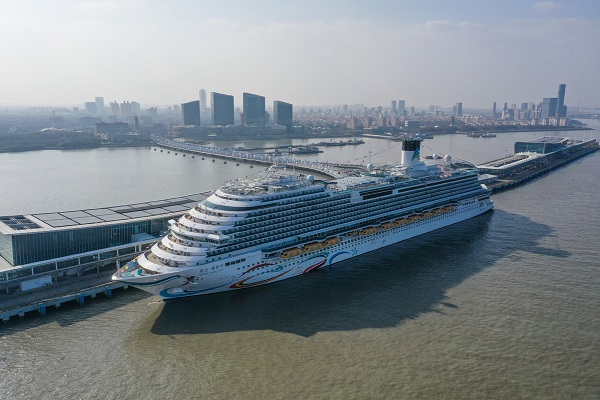 China's first homegrown large cruise ship starts maiden commercial voyage