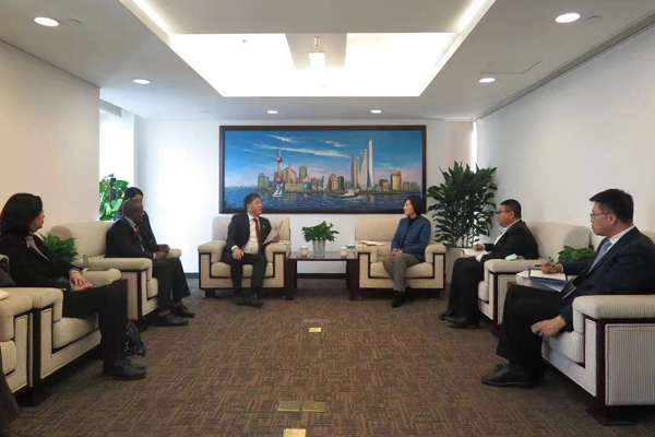 Shanghai commerce official meets UN body delegation